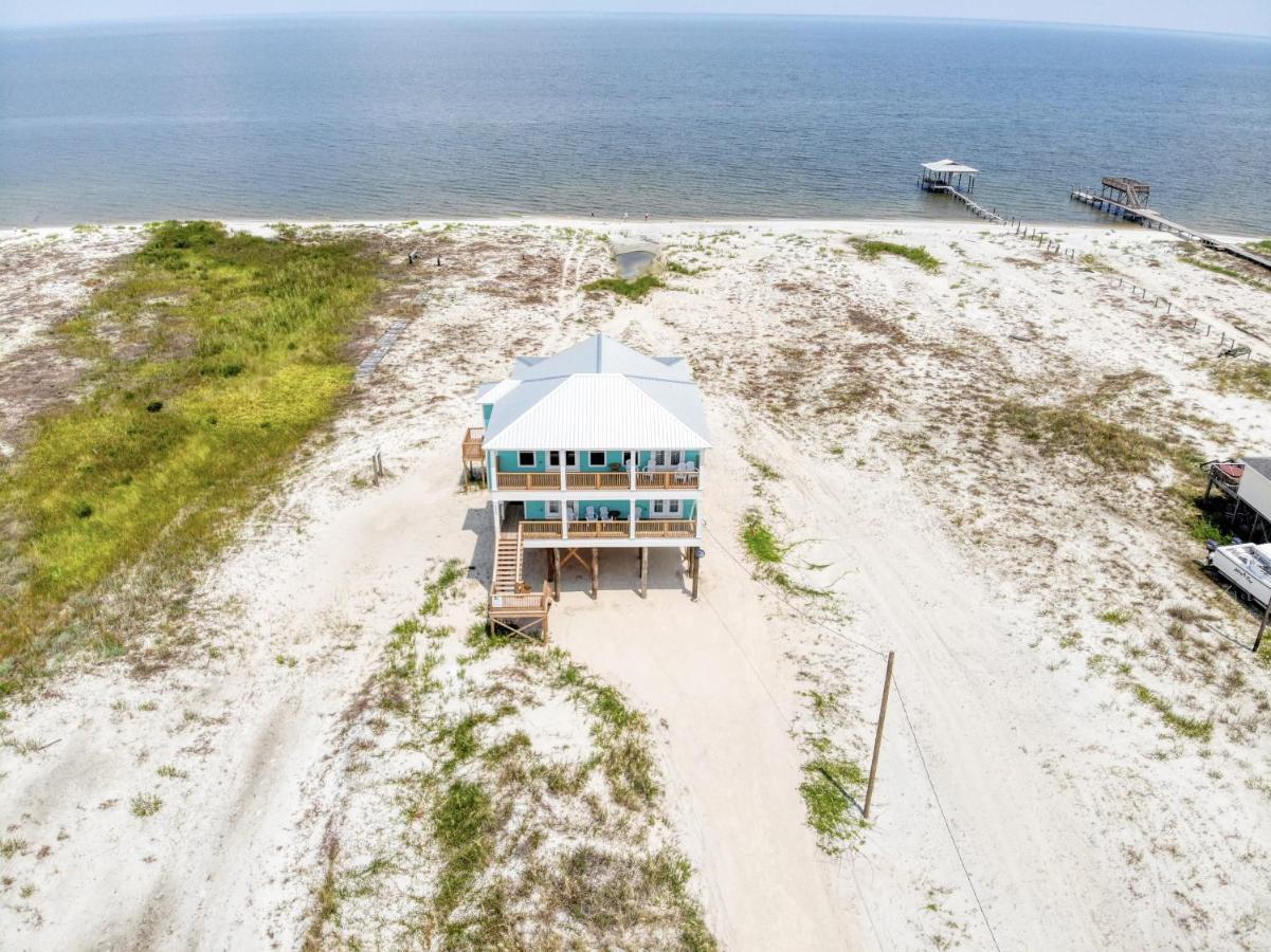 Salty Seahorse - Waterfront! Pet Friendly! Game Room, Pool Table, Beautiful Views - Room For The Whole Family Home Dauphin Island Exteriör bild